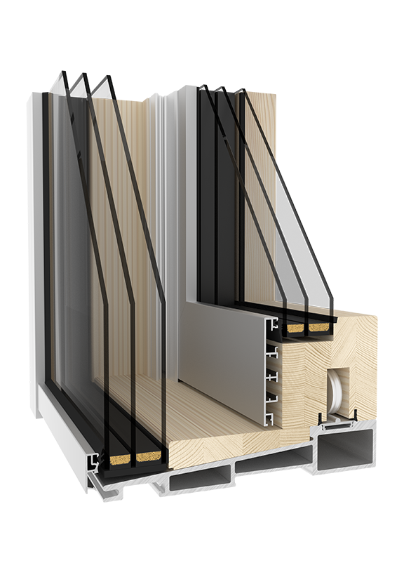 Holz Alu Fenster Stratos Classic